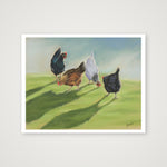 Poultry in Motion — 51×41cm, 20×16" Print only