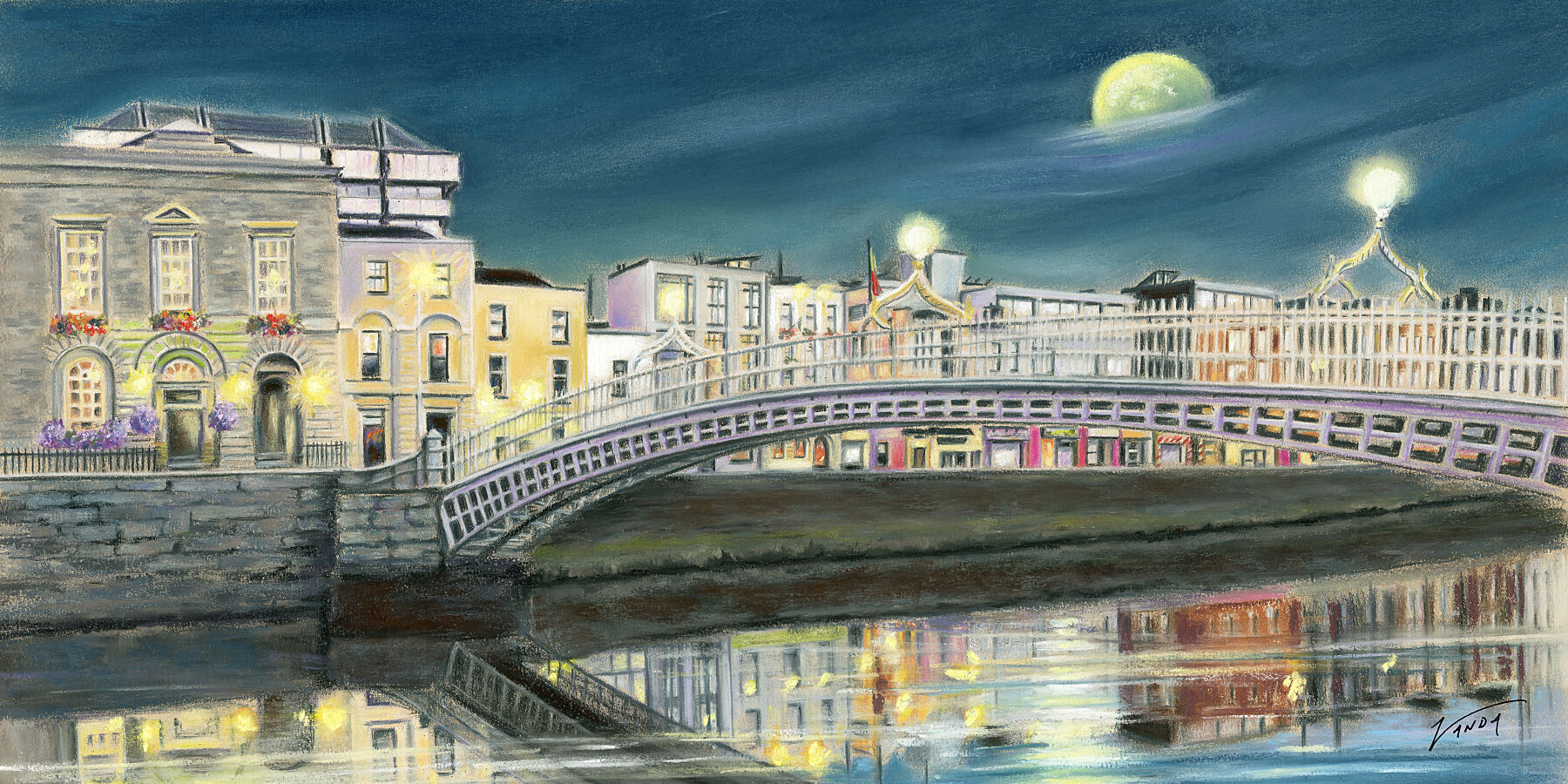 The Ha'penny Bridge, Dublin